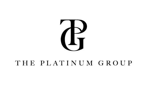 Logo of 'The Platinum Group' with stylized letters 'TPG'.