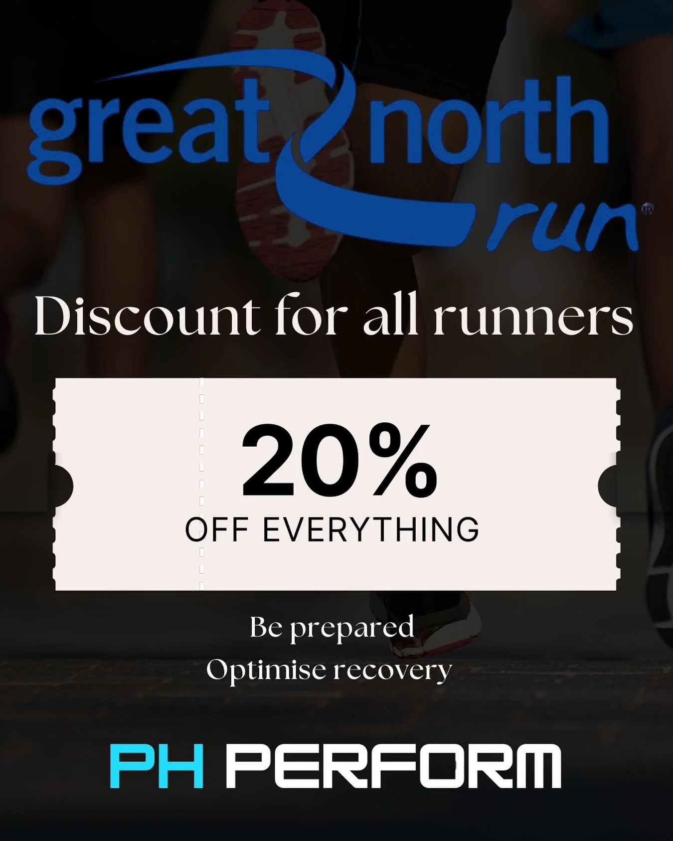 🏃&zwj;♂️Great North Run discount special! 🏃&zwj;♀️

To help you feel your best before and after the big day, I&rsquo;m offering 20% off all sports massage treatments for anyone running this weekend!

Whether you need a pre-race loosen up, a post-ra