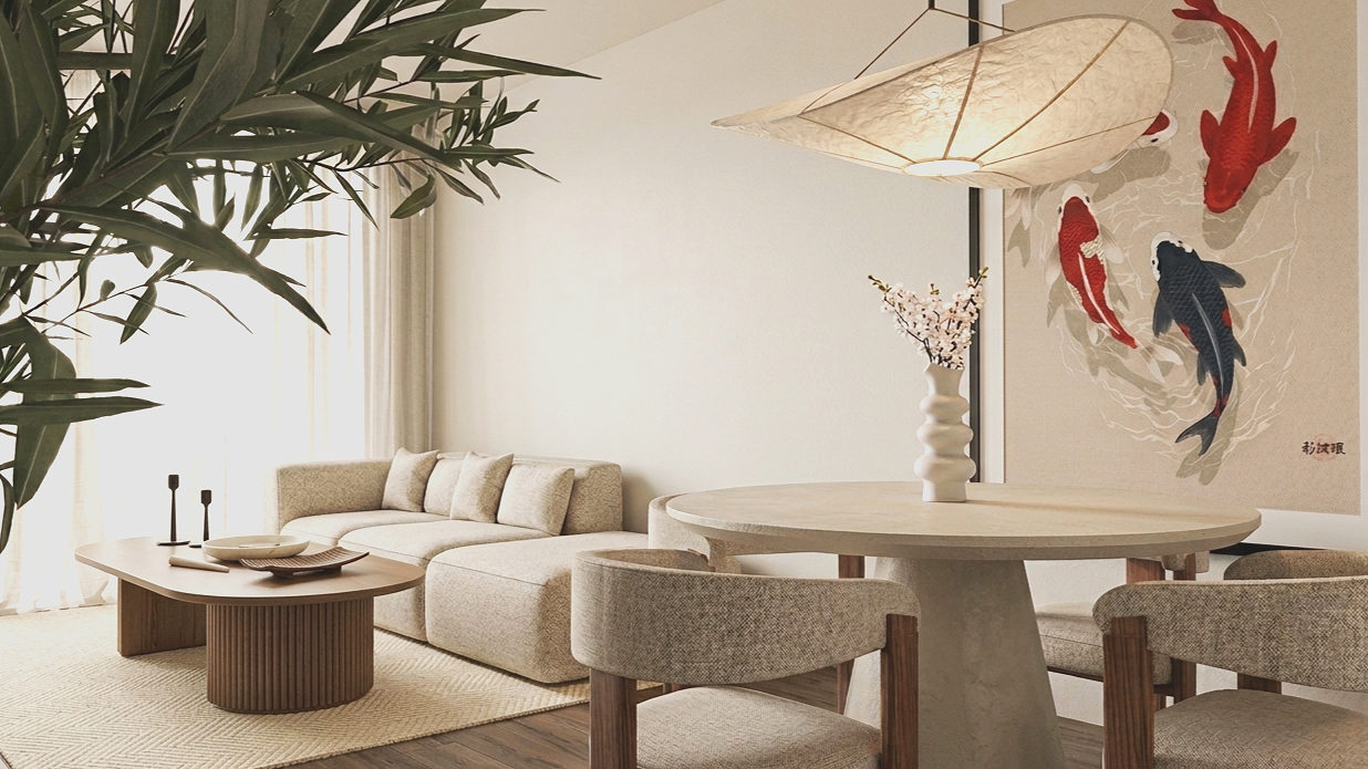 Salón diseñado por Sestra Home en Costa del Sol — interiorismo residencial en Málaga