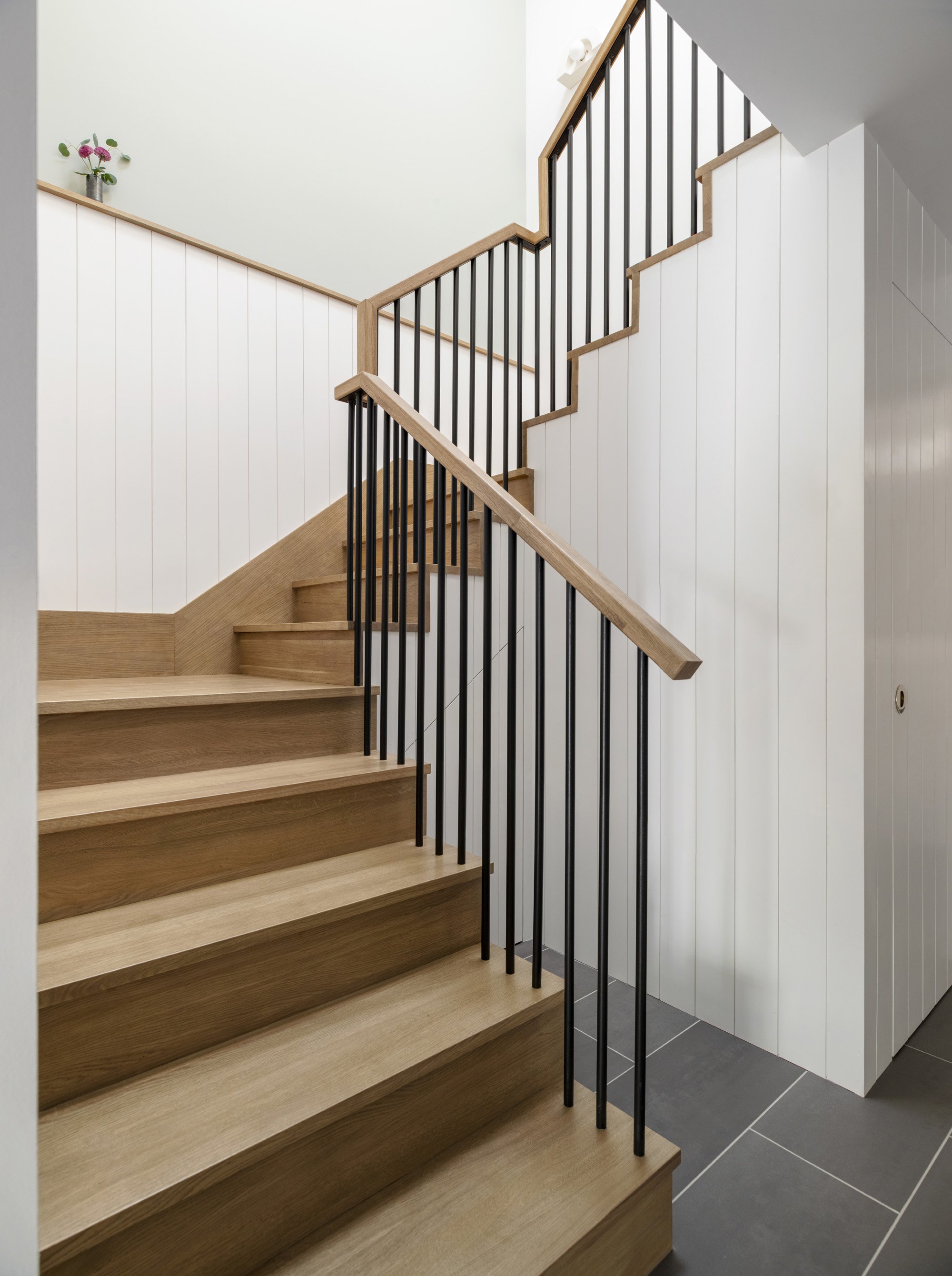 Stairwell renovation San Francisco, Staircase renovation contractor SF, Architectural staircase design Bay Area, Stair renovation SF, Residential construction San Francisco.