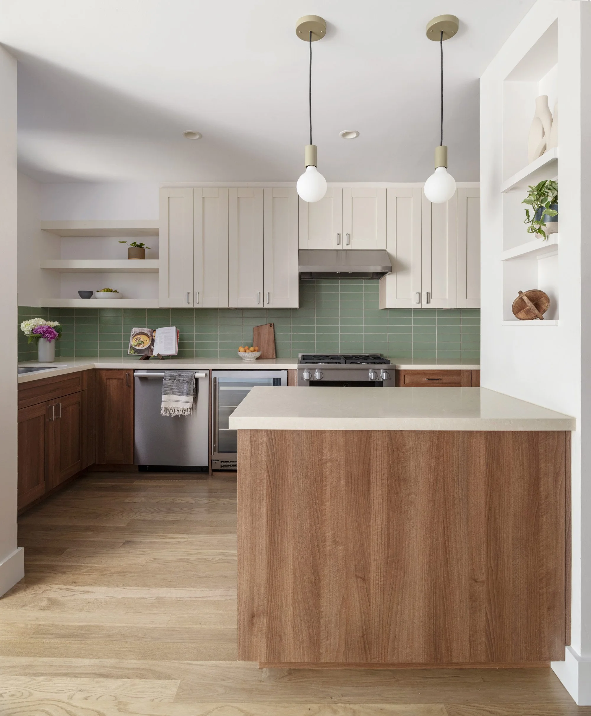 A custom San Francisco kitchen renovation blending elevated design, functional details, and expert craftsmanship, completed through a collaborative design-build process with Studio Maven.