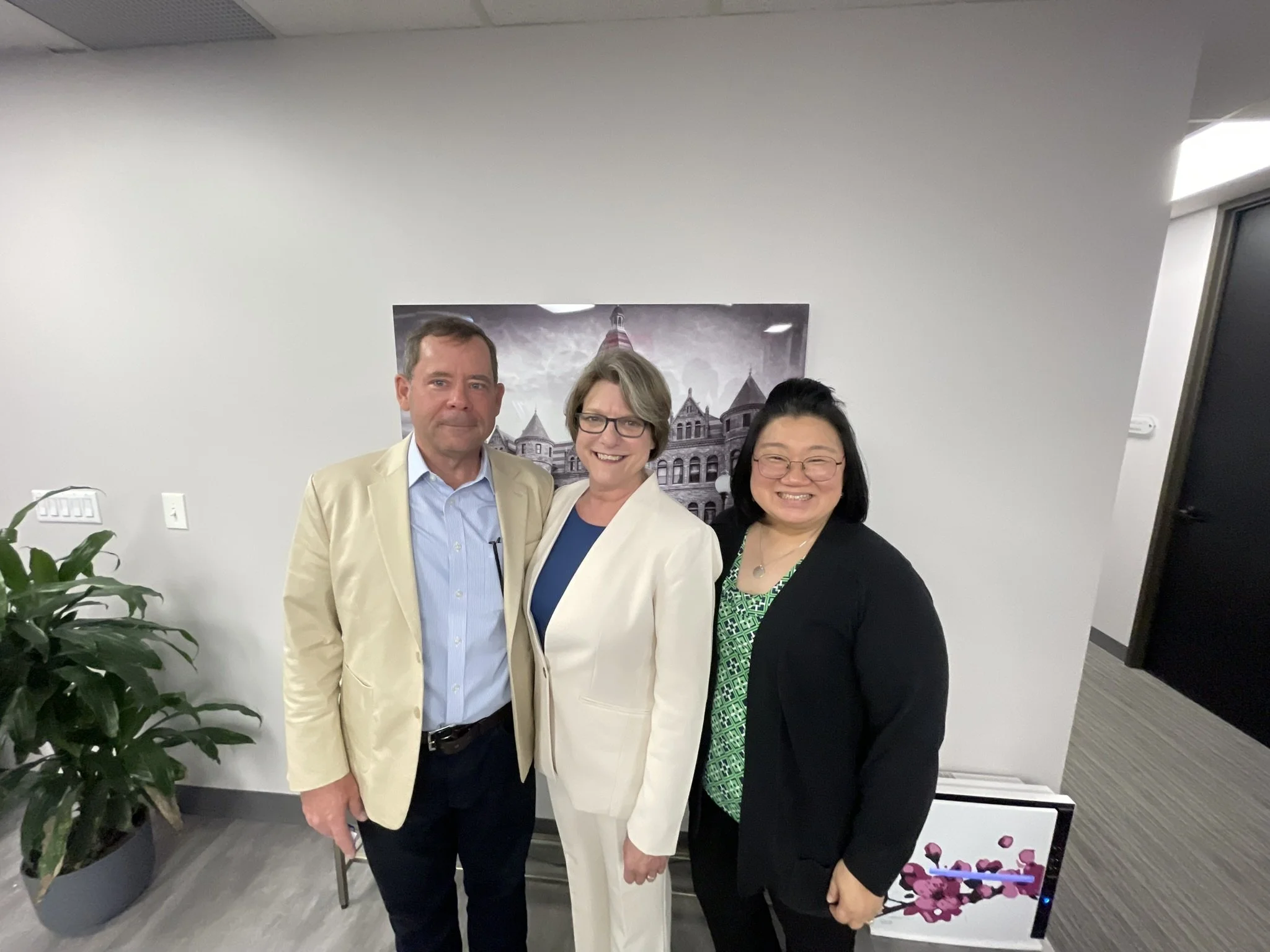 Justice Robert Burns and Justice Tina Clinton