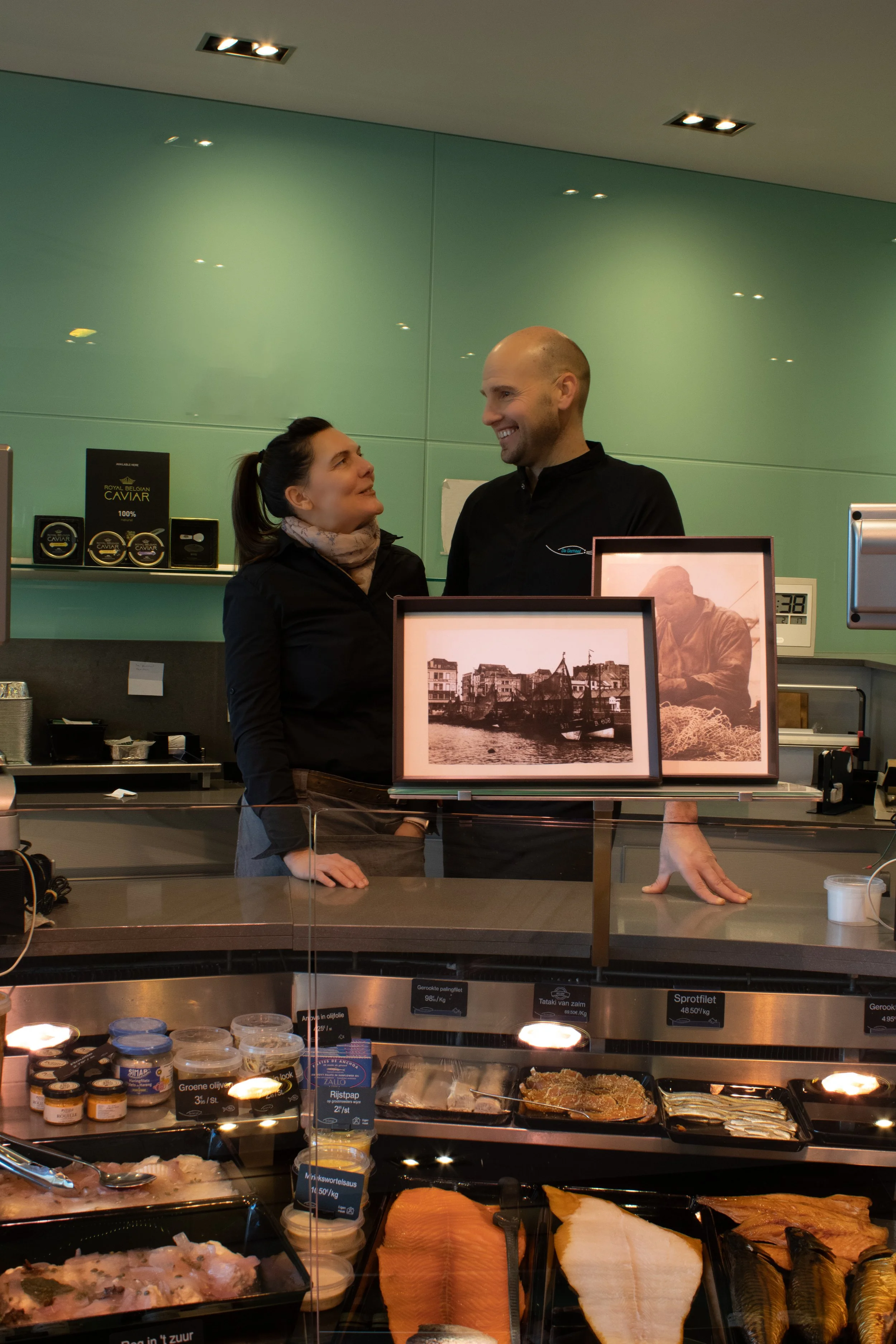 Peggy en Vincent - viswinkel Antwerpen
