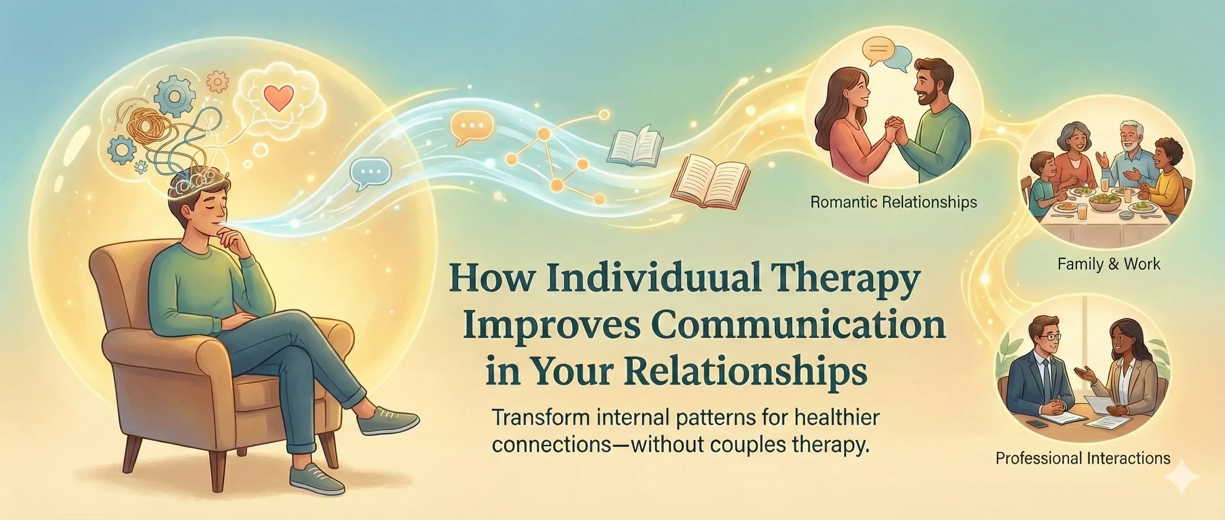 How Individual Therapy Improves Communication in Your Relationships
