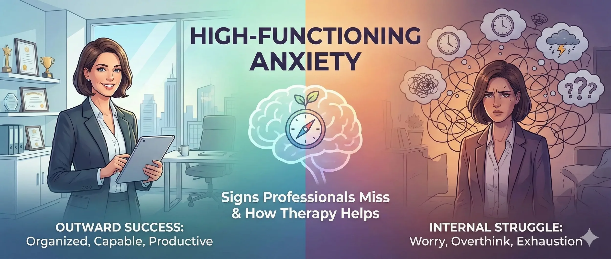 High-Functioning Anxiety: Signs Professionals Miss and How Therapy Helps