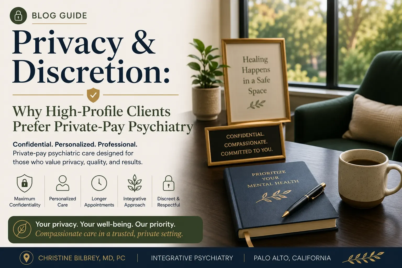 Privacy &amp; Discretion: Why High-Profile Clients Prefer Private-Pay Psychiatry