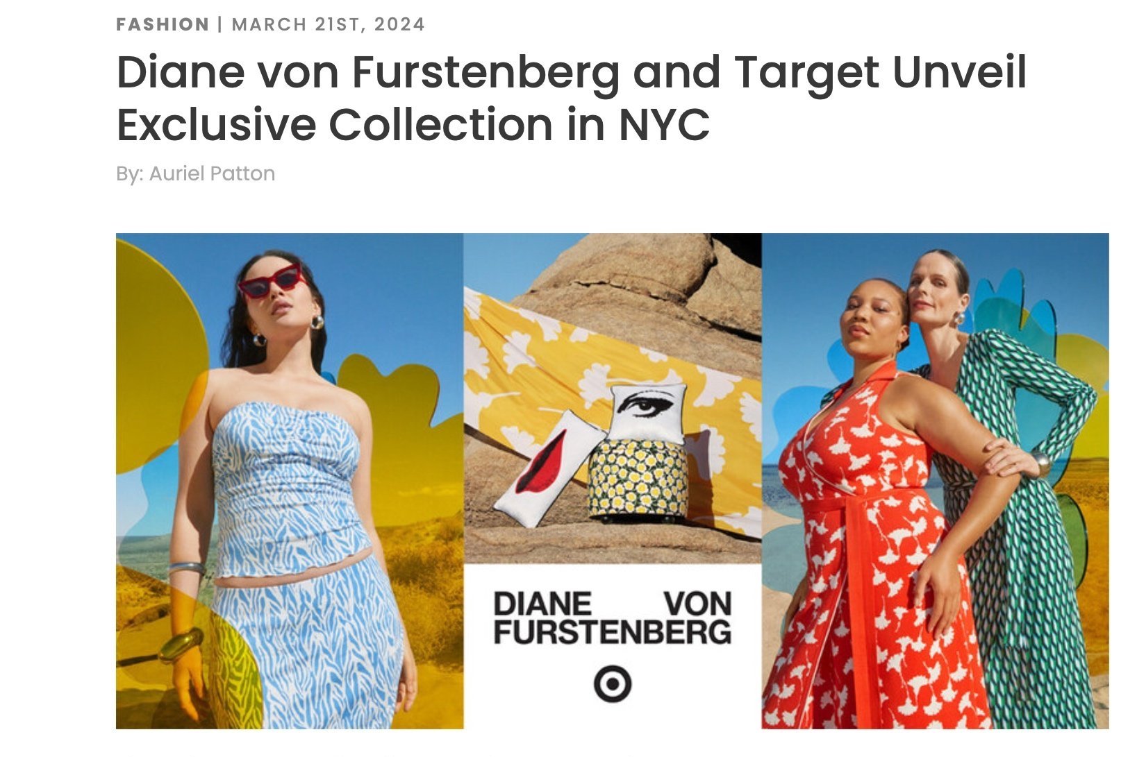 Diane von Furstenberg x Target Collaboration 