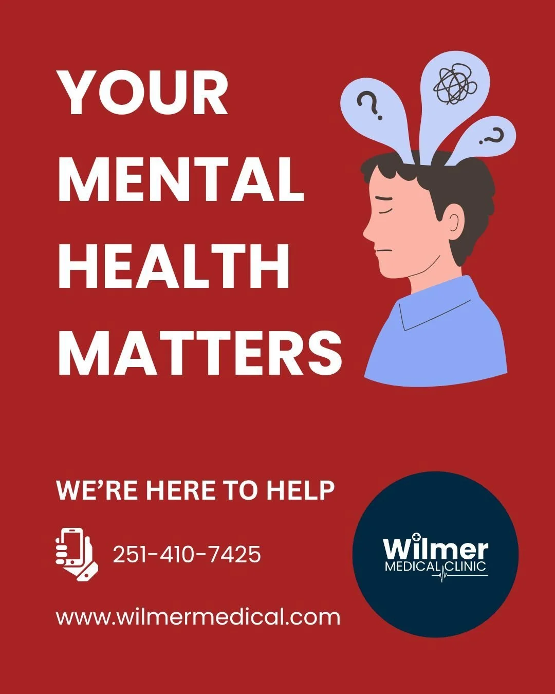 Our clinic offers psychiatric services for established patients to support your emotional and mental well-being. Whether you&rsquo;re facing anxiety, depression, mood disorders, or just need someone to talk to &mdash; you&rsquo;re not alone.

Call to