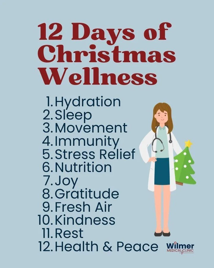Your 12 days of Christmas wellness&hellip; because your health matters this season and every season. 🎄

251-410-7425

www.wilmermedical.com