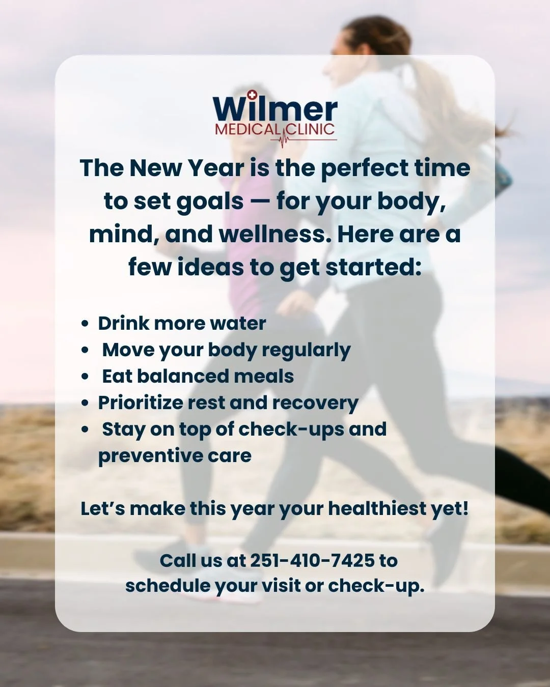 Let&rsquo;s make this year your healthiest yet!

📞 Call us at 251-410-7425 to schedule your visit or check-up.