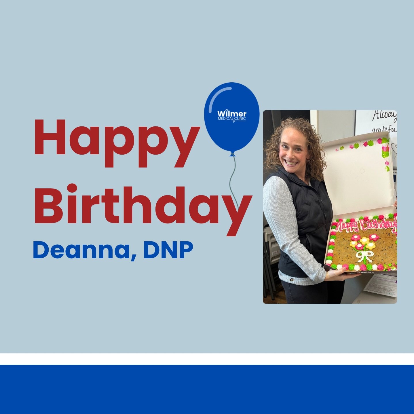 Happy Birthday, Deanna!Thank you for your dedication and the great care you give our patients every day. We hope you have a wonderful birthday!