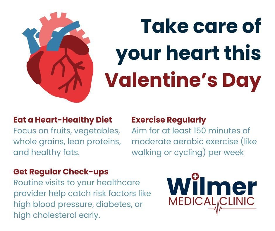 ❤️ February is American Heart Month ❤️
Heart disease is the leading cause of death in the U.S.&mdash;but many risk factors are preventable.
Small steps like regular checkups, staying active, and managing blood pressure can make a big difference.
Your