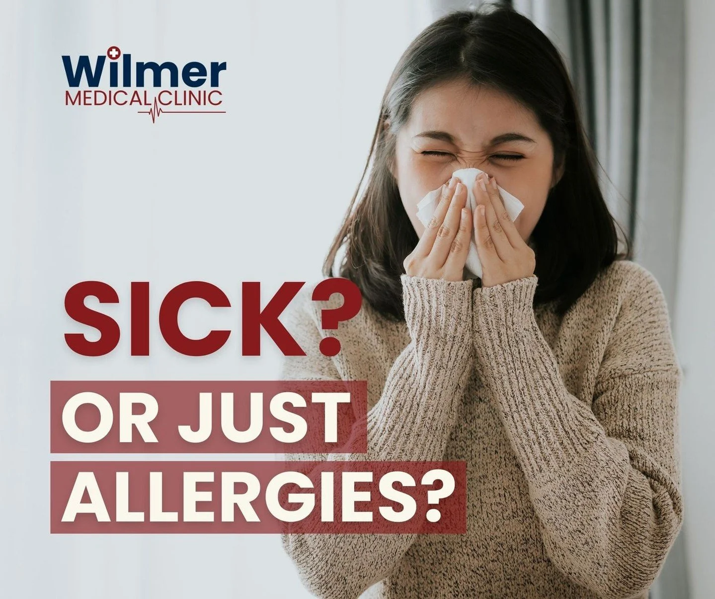 Allergies or a virus?
If you&rsquo;re guessing, it might be time to get checked. Don&rsquo;t tough it out &mdash; we&rsquo;ve got you.
(251) 410-7425