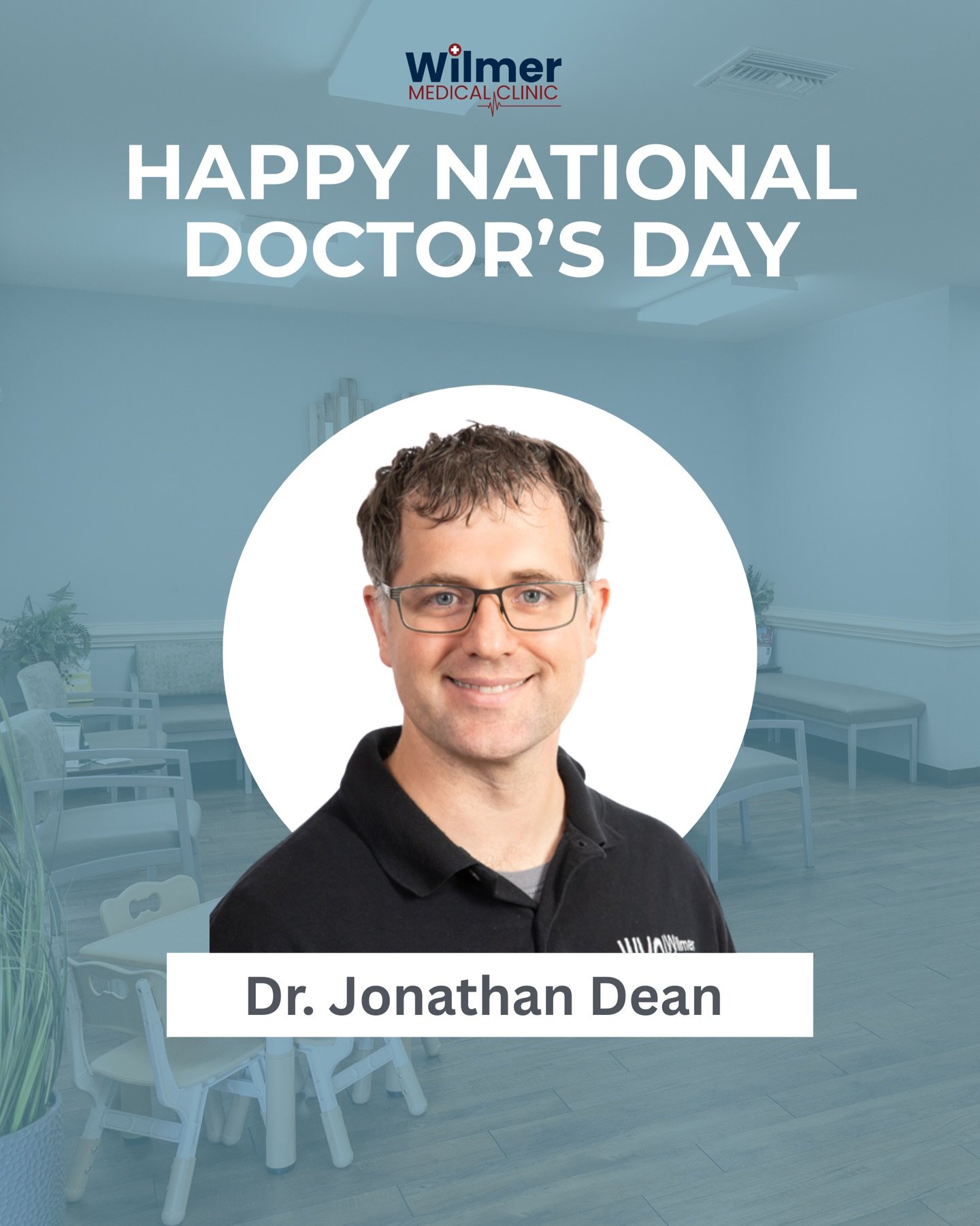 Happy National Doctor&rsquo;s Day to our very own Dr. Dean! 🩺