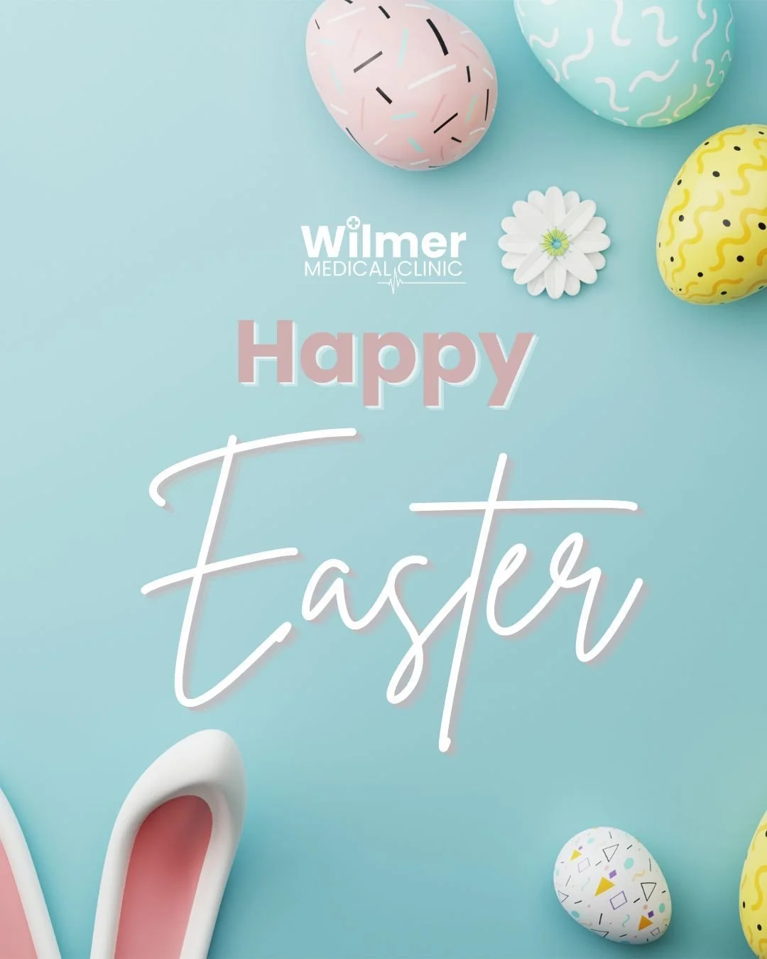 Happy Easter from Wilmer Medical Clinic!
Don&rsquo;t put all your eggs in one basket&hellip;but maybe do put all your health questions in one place.
We&rsquo;re here for you&mdash;today and everyday! 
(251) 410-7425