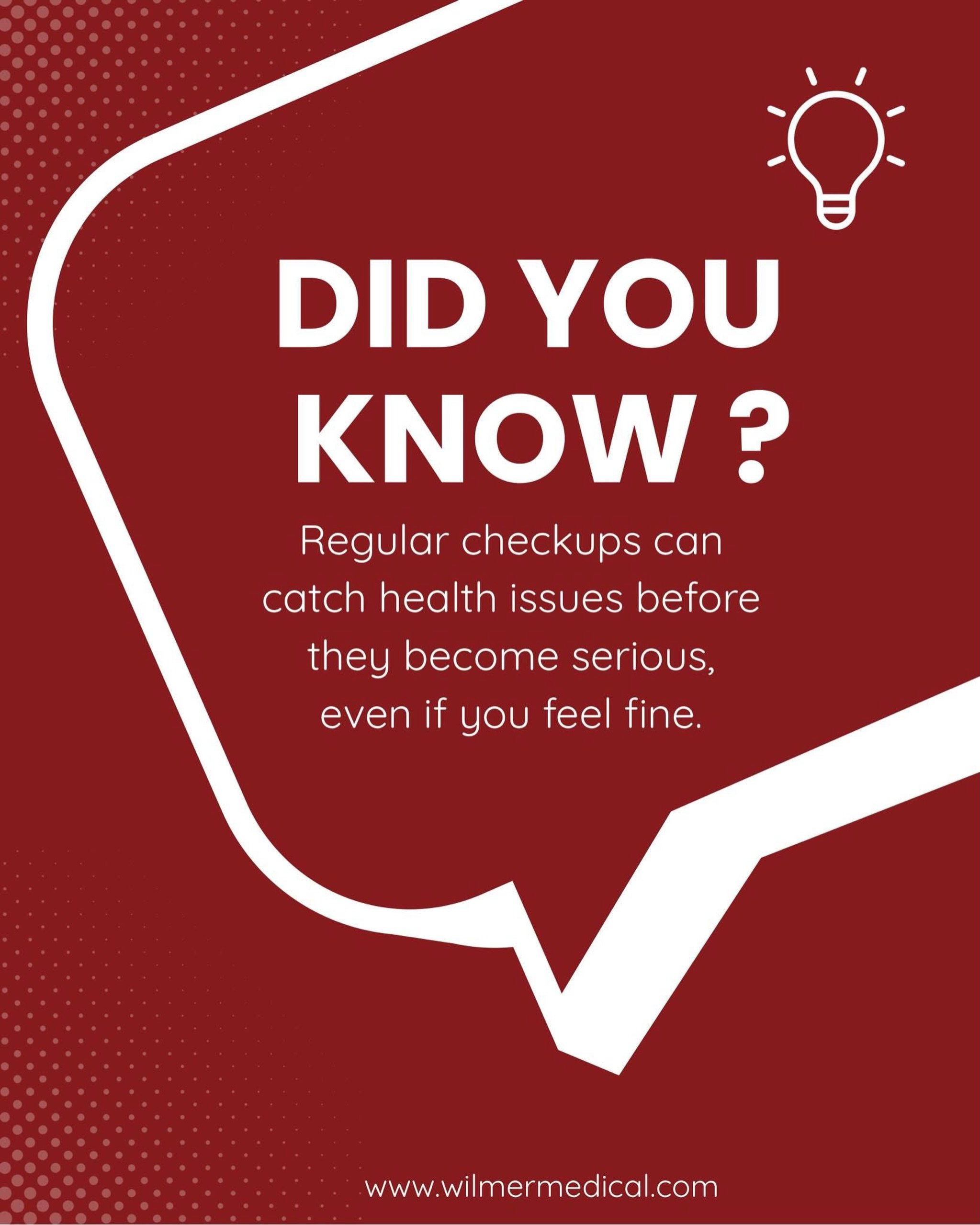 Your health is worth the time! Stay proactive and schedule your next visit with Wilmer Medical Clinic today. 

📲251-410-7425