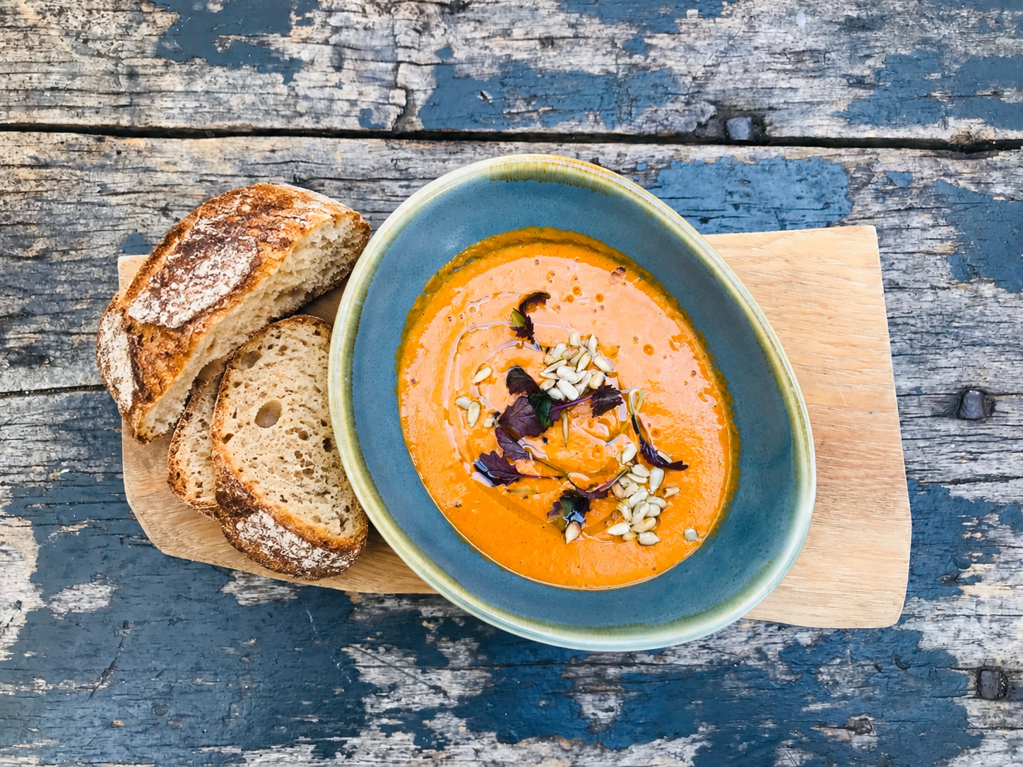 Roasted Butternut, Red Lentil and Coconut Soup