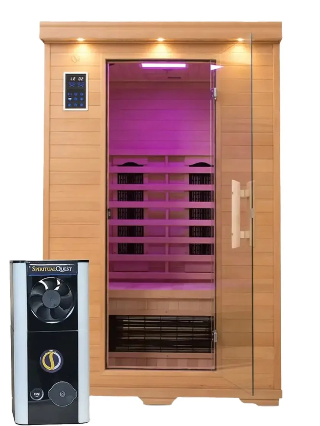 Due to popular demand, our studio is adding another 2 person Detox Salt Booth and a 2 person Sauna!  Both come equipped with Chromotherapy, sound systems and built in ozones! Arrives by Feb 1st!
