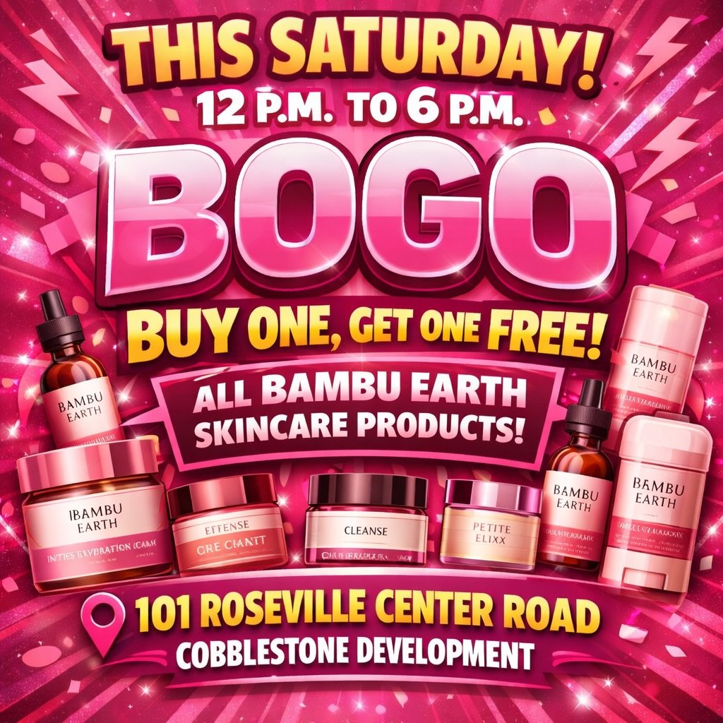 Get ready! This Saturday from 12-6pm at health house in Rolesville we will have ALL peptides BOGO! 😲😲

And there&rsquo;s more&hellip; swipe➡️ 
All Bambu Earth skincare is also BOgO! 😲😲😲😲

Limited Supply!!!