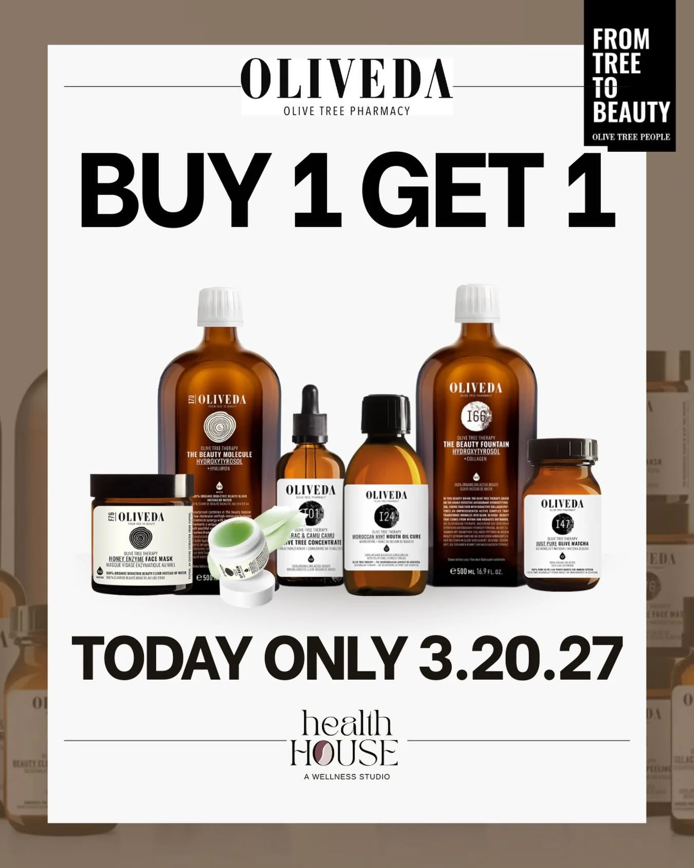 BUY ONE GET ONE @olivetreepeople  TODAY ONLY 🫒!! Link in bio or comment &ldquo;BOGO&rdquo; and we&rsquo;ll dm you!