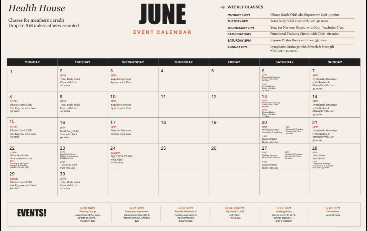 June events!