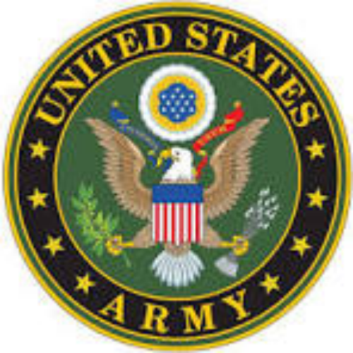 United States Army logo with eagle and shield