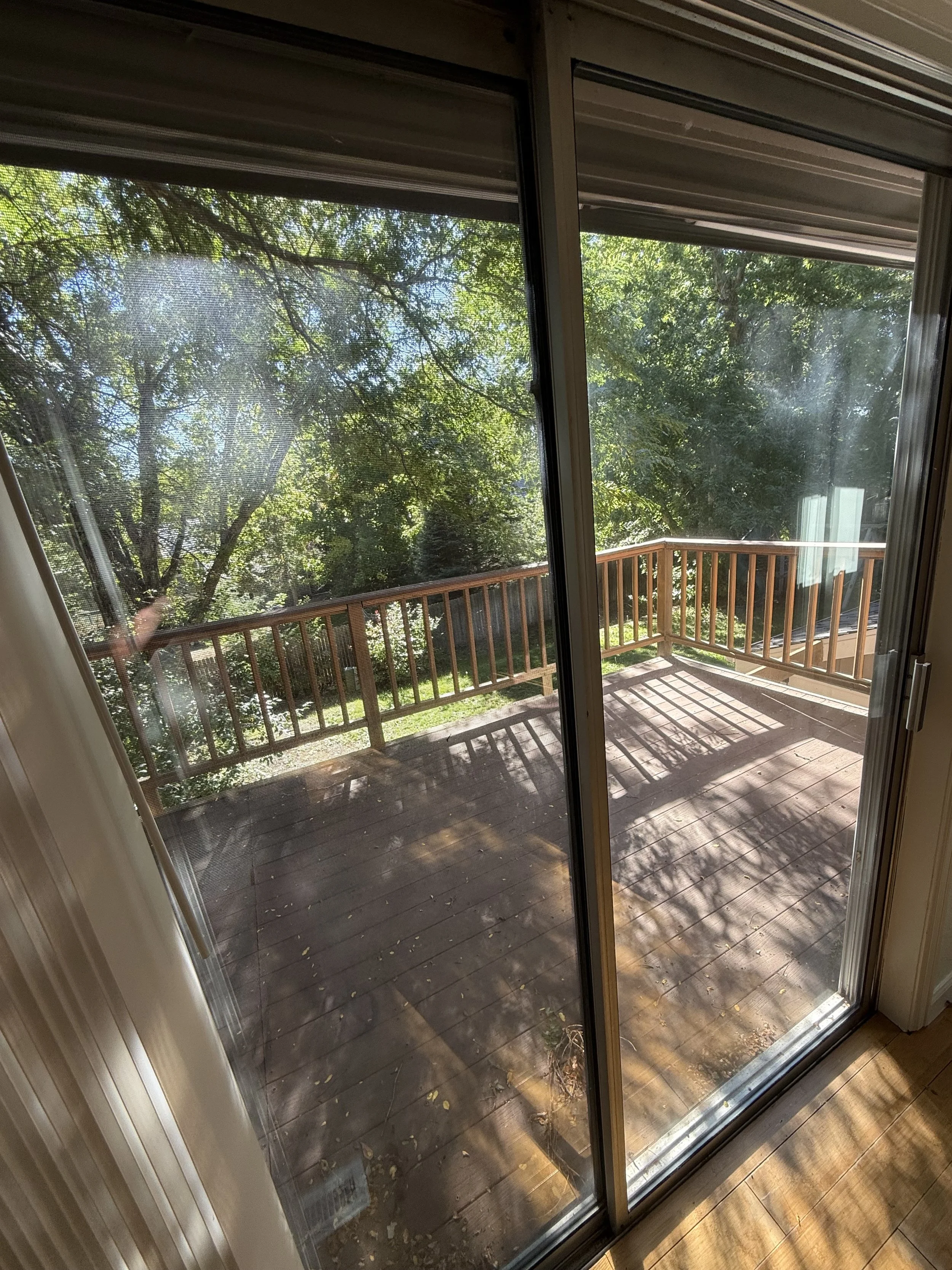 Deck off of Primary Bedroom (Before)