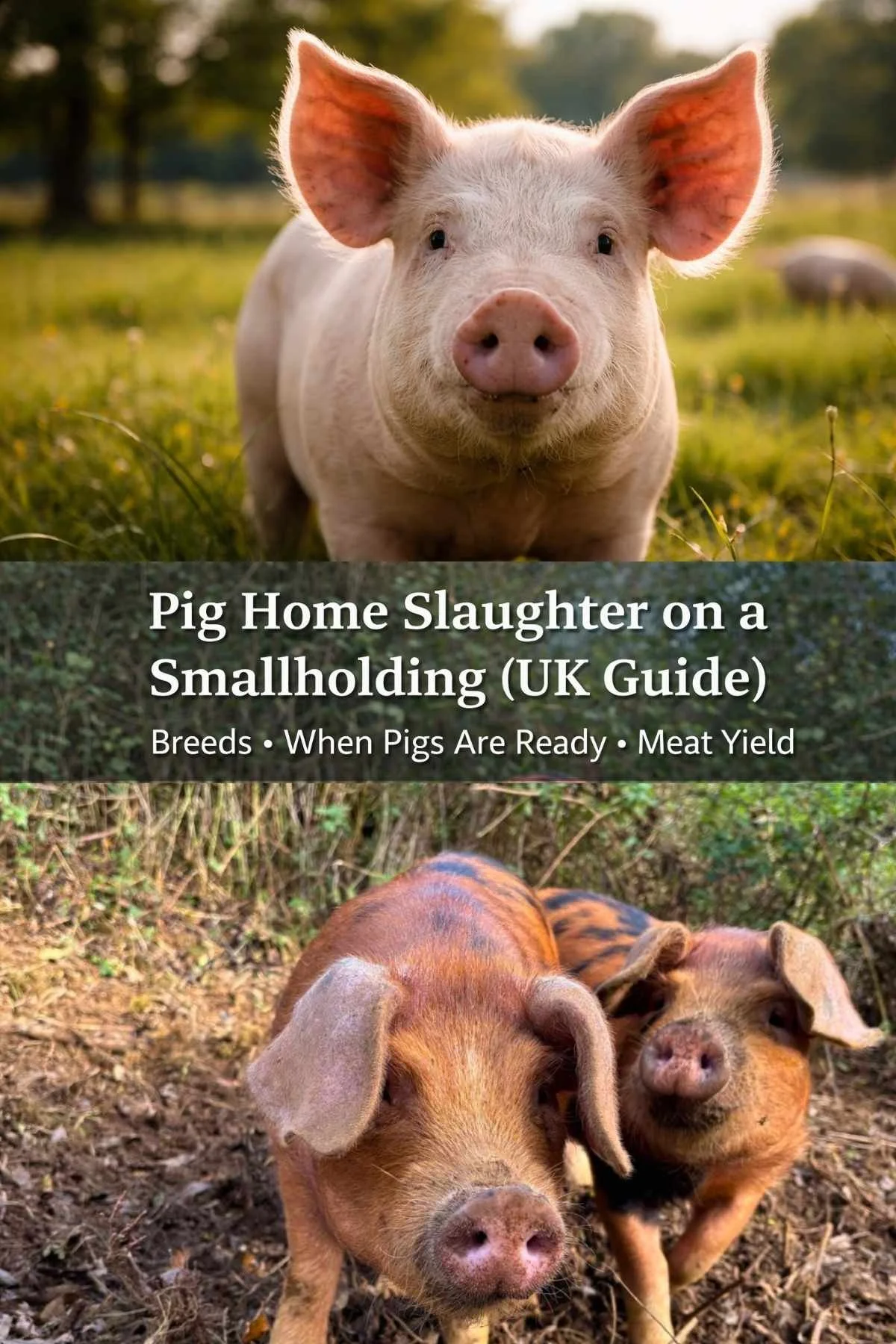 Pig Home Slaughter on a Smallholding (UK Guide): When Pigs Are Ready, Common Breeds &amp; How Much Meat You Get