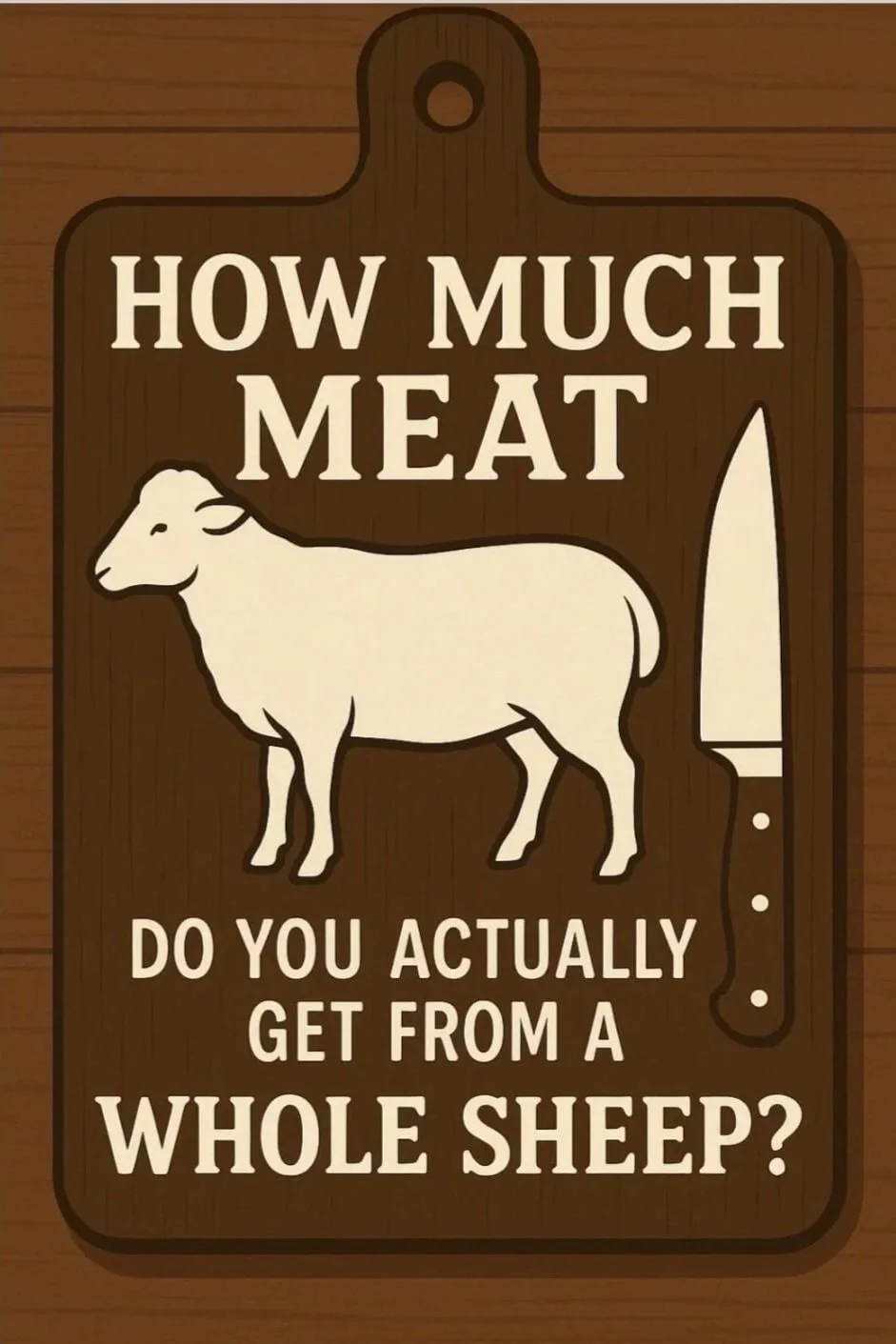 How Much Meat Do You Actually Get From a Whole Sheep? A Simple Guide for Smallholders