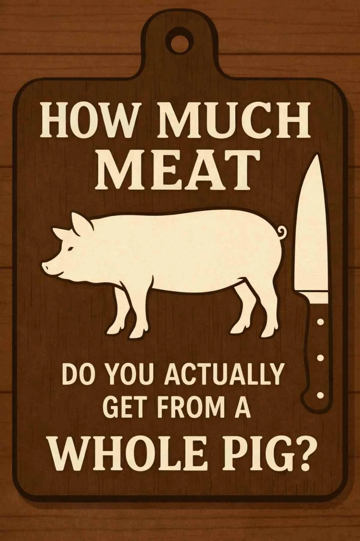 How Much Meat do you get from a whole Pig Guide