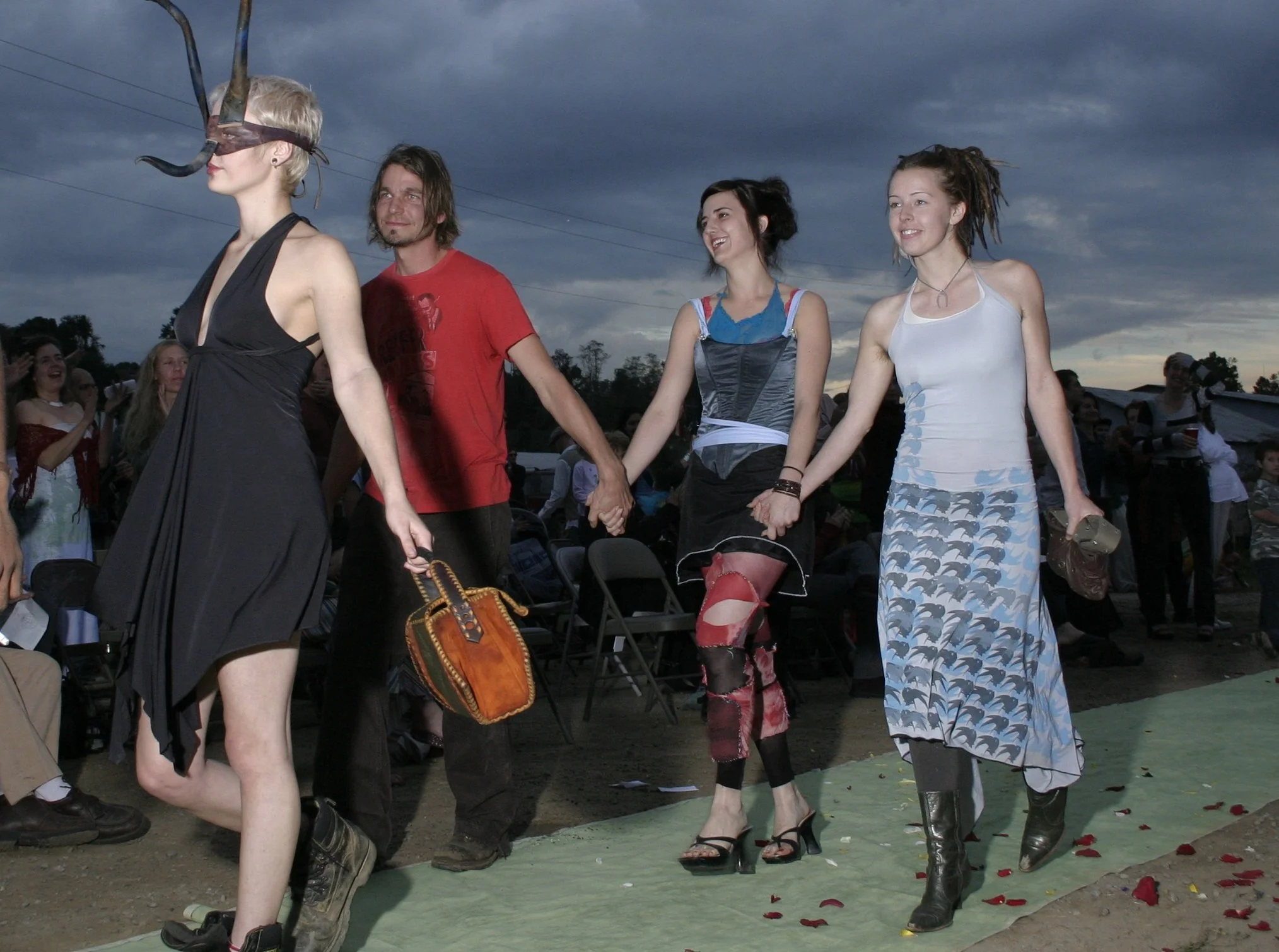 Blast from the past: Runway walk. We did it!