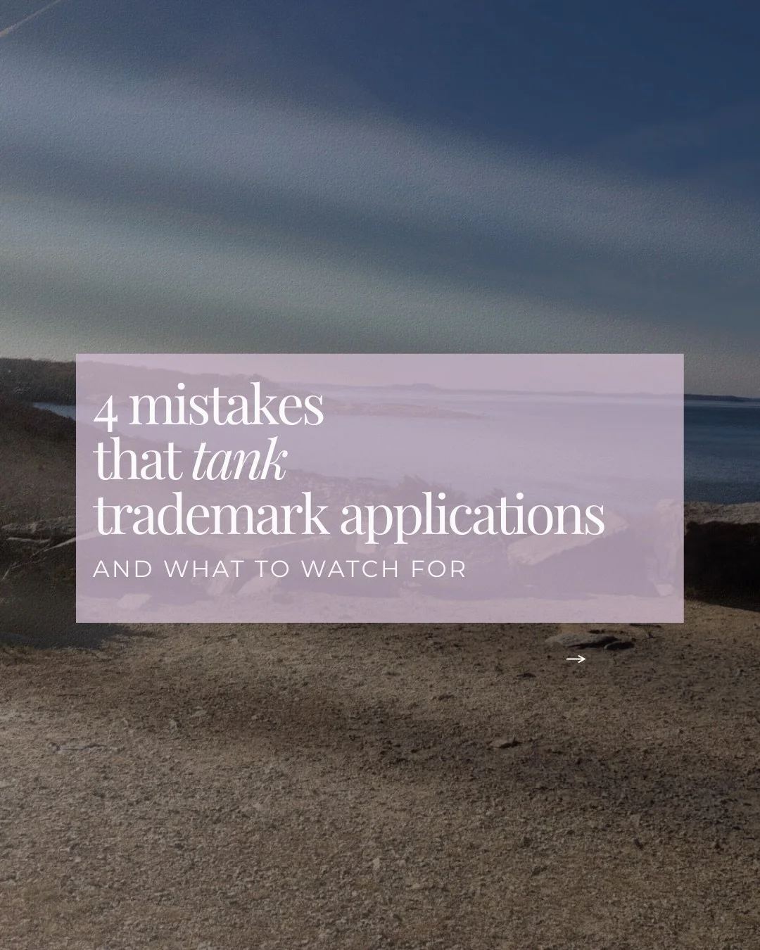 Trademark application mistakes are more common than you&rsquo;d think. Some of them happen before you ever hit submit.

As an attorney, there are four mistakes I commonly see:

1. Businesses that wait too long to file and lose their name to a competi