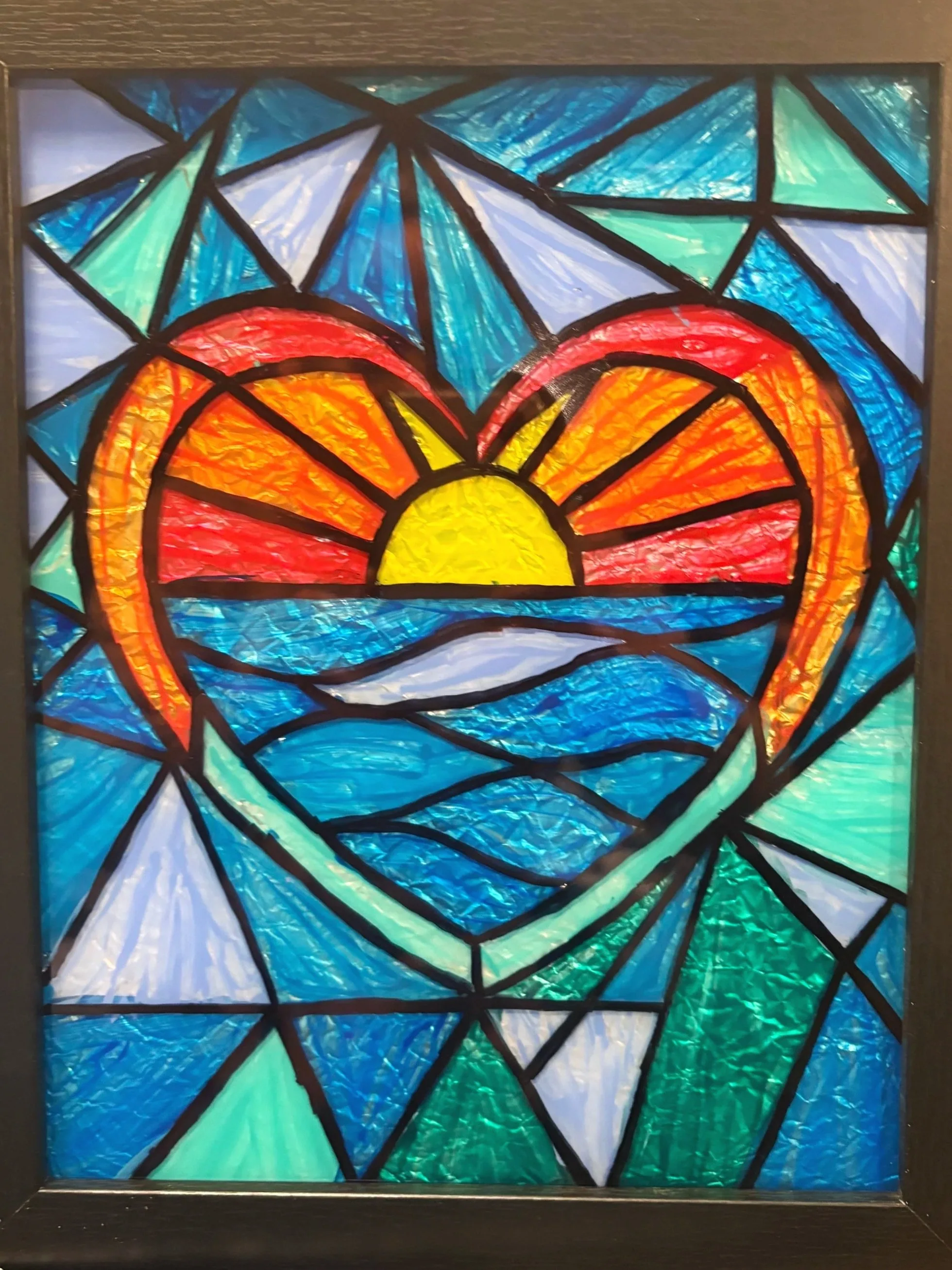 Hearts of Light - Faux Stained Glass Valentines