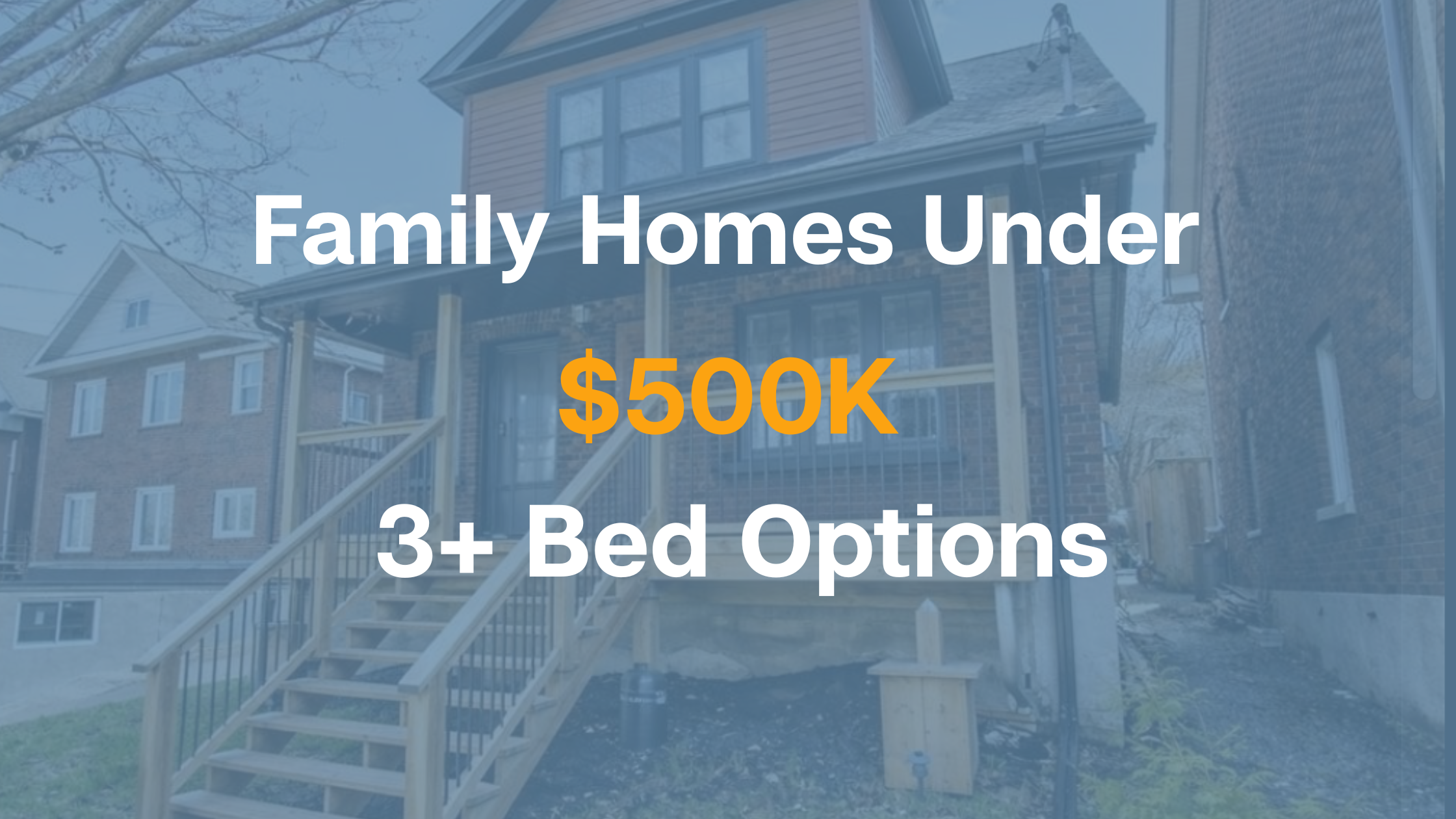 Family Homes Under $500K Sudbury: 3+ Bed Options