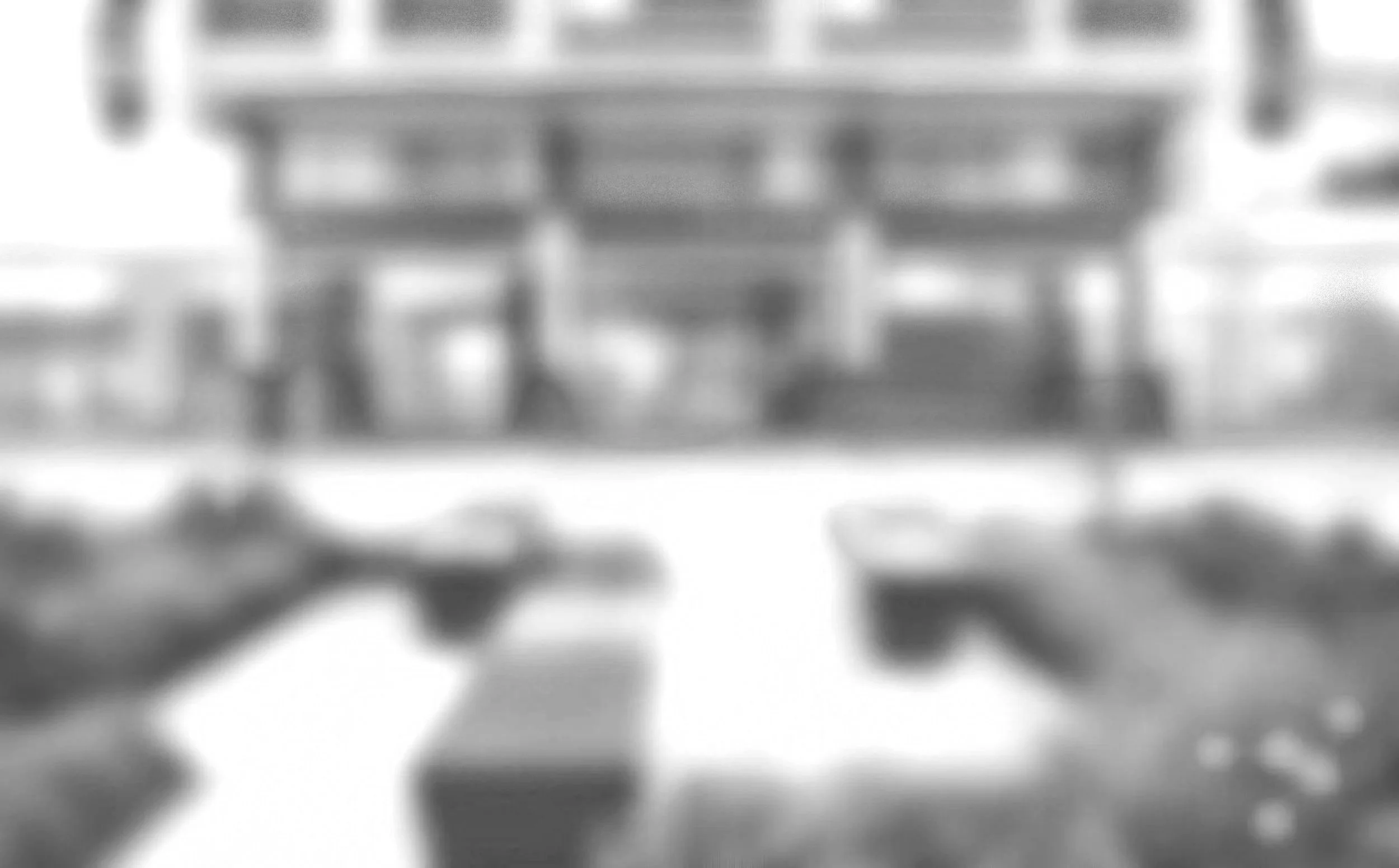 Blurred photo from Longfellow Apartment entry Auto Court in the North End of Boston; Steve Woods was lead designer while working at CRJA IBI Placemaking