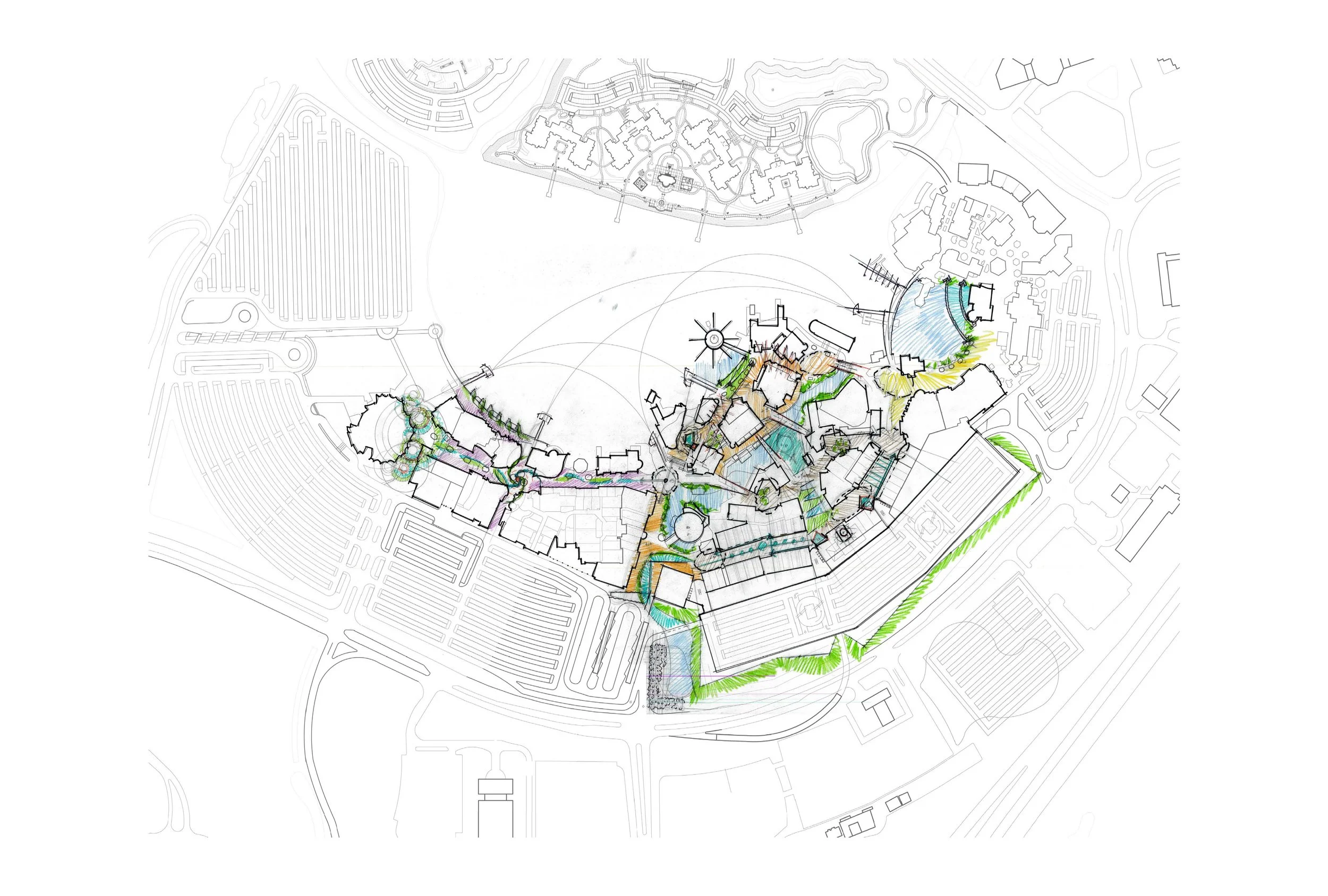 Early iterative concept sketch plan 