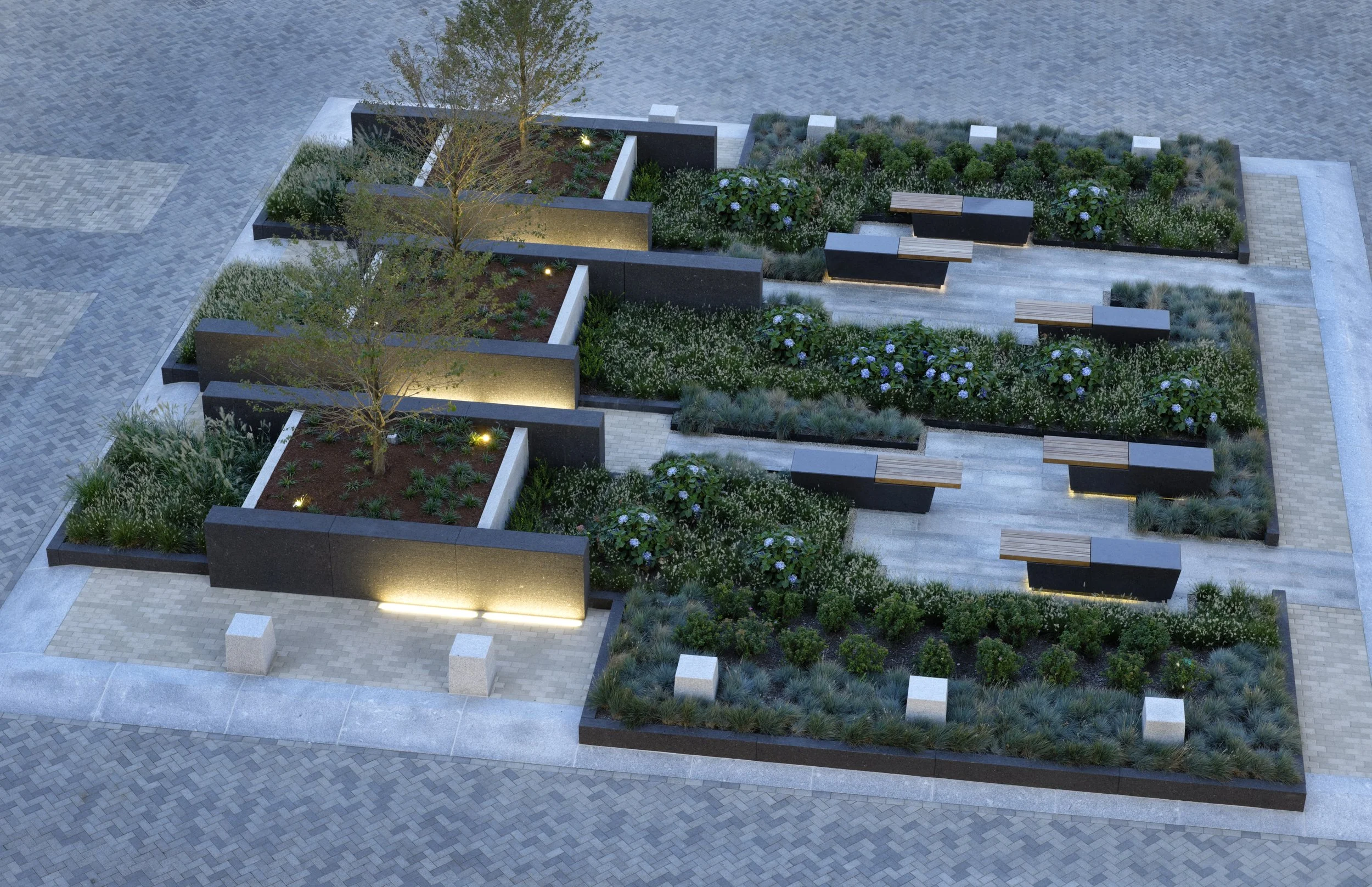 Auto Court Garden - Photo Credit Chuck Choi