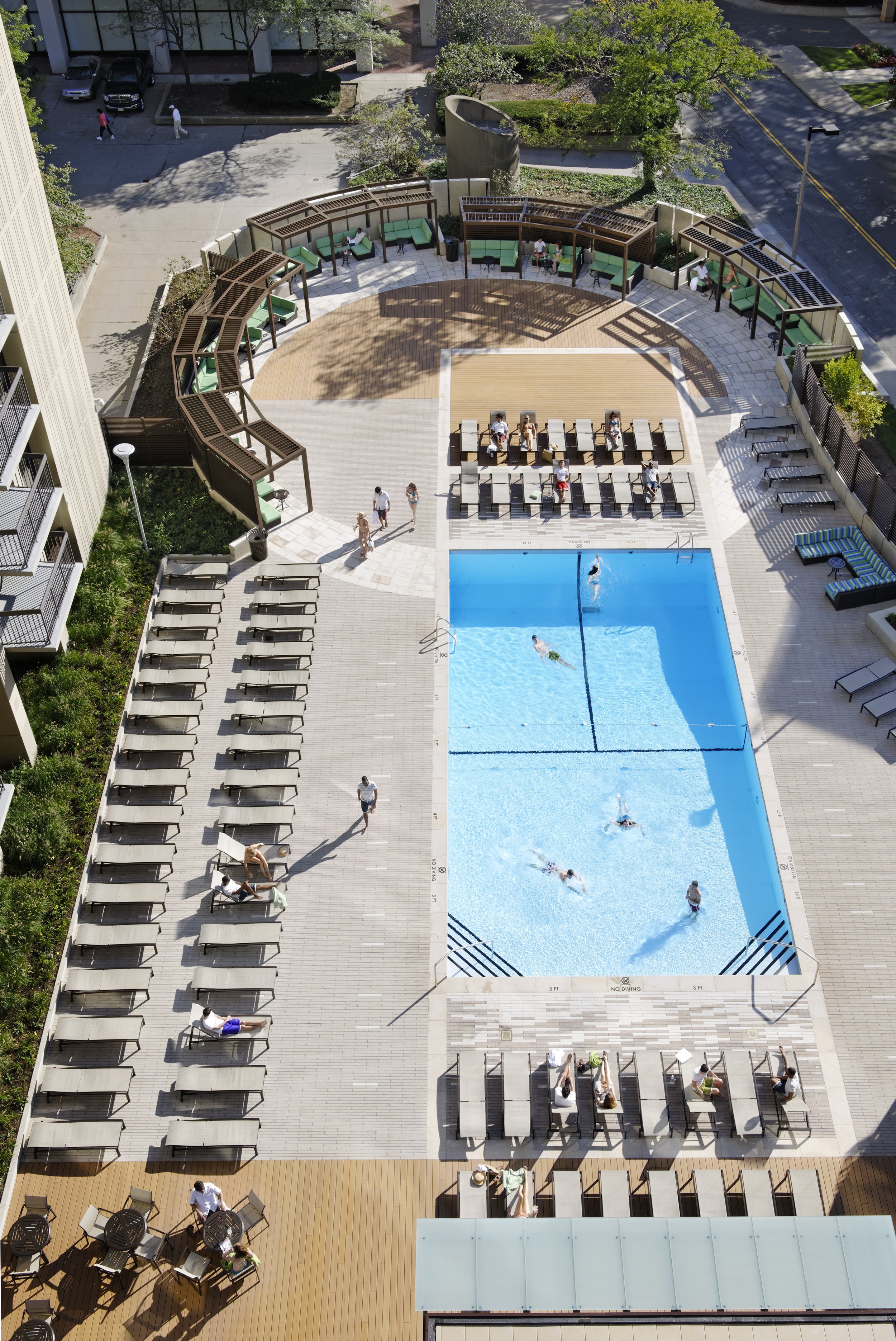 Pool Deck  - Photo Credit Chuck Choi