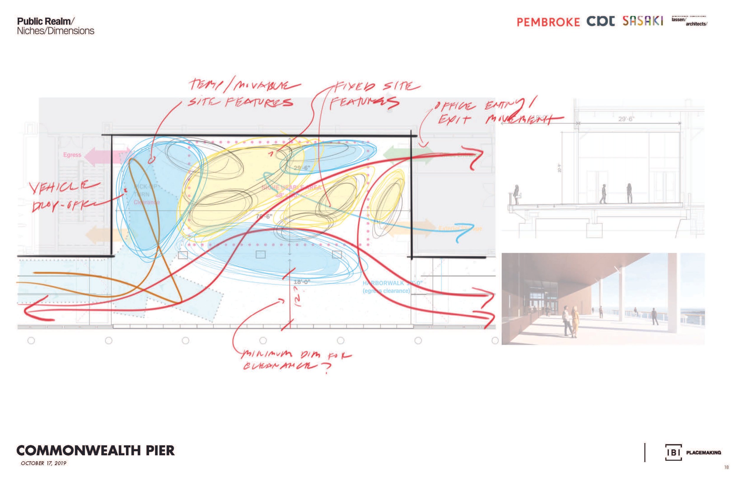 Schematic nook flow and program sketch