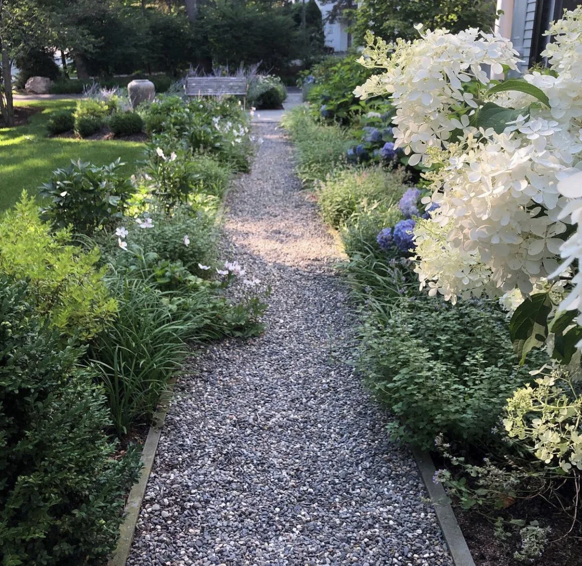 Private residence site photo -front garden walk