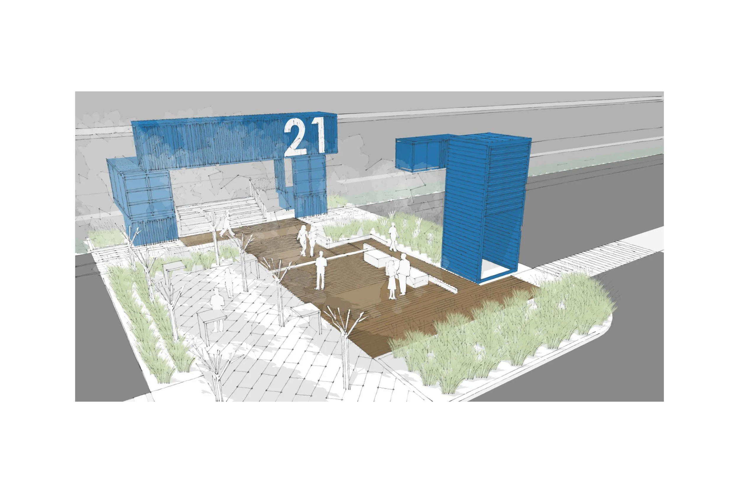 Entry Portal model study