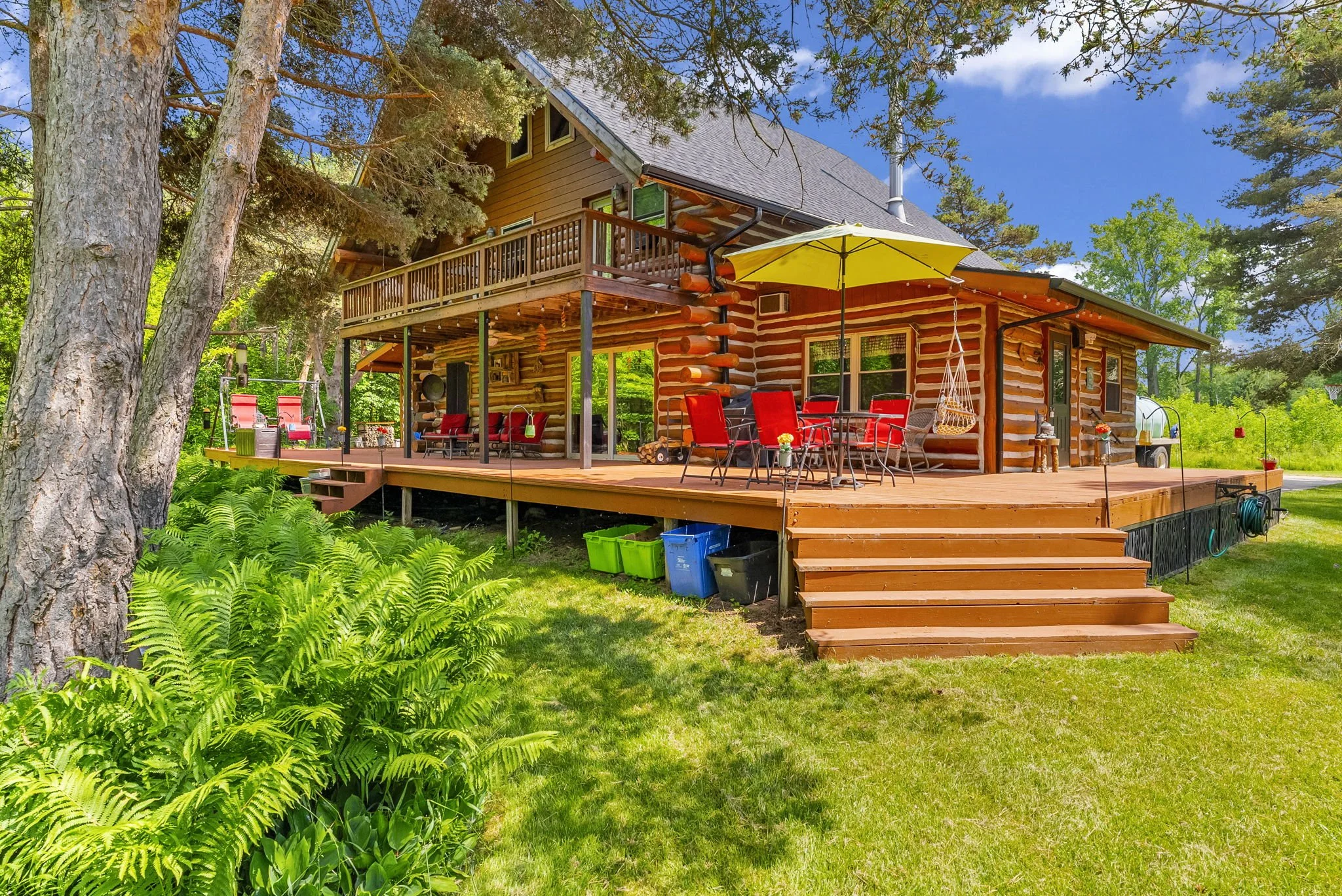Open House – Log Cabin - Wooded Trails- Pole Barn - This Majestic Retreat is Calling all Nature Lovers and Deer Hunters!
