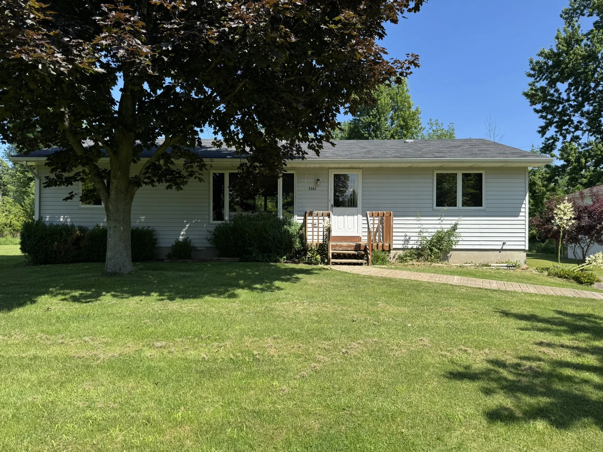 Sold! Ranch home near Lighthouse Park - 3 bedroom, 2 bathroom, 1200 sq. ft. pole barn/garage.