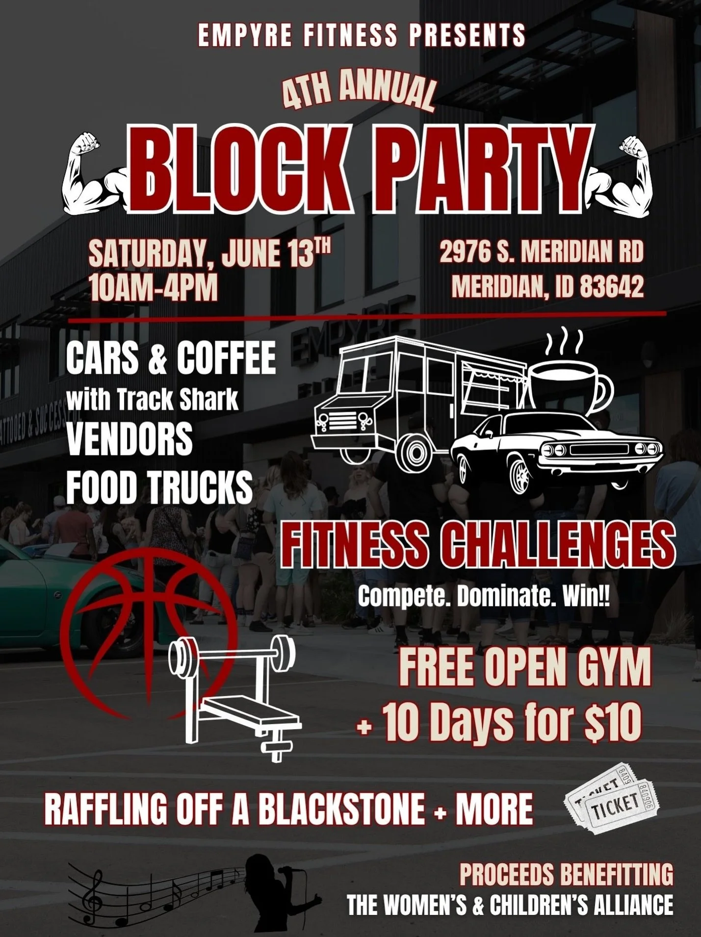 Our favorite event of the year is back 👀 Mark your calendars &amp; come hang out with the Empyre community💪

#meridianidaho #idahoevents #empyre #empyrefitness