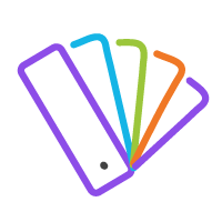 Colorful icon for for logos and branding