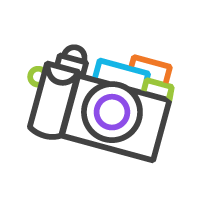 Colorful icon for Product Photography