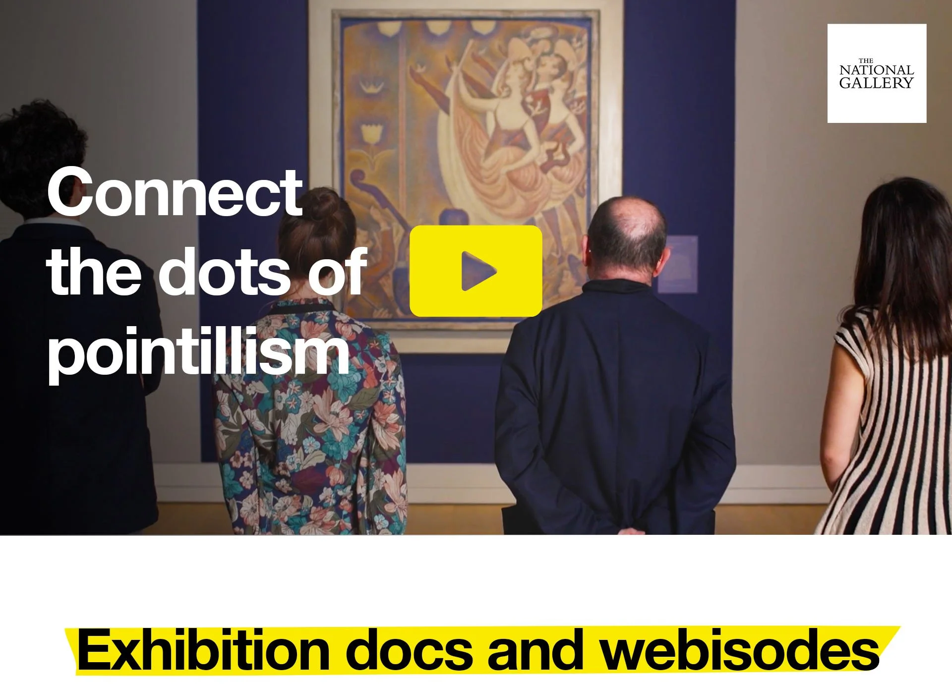 Four curators look at painting, link to video