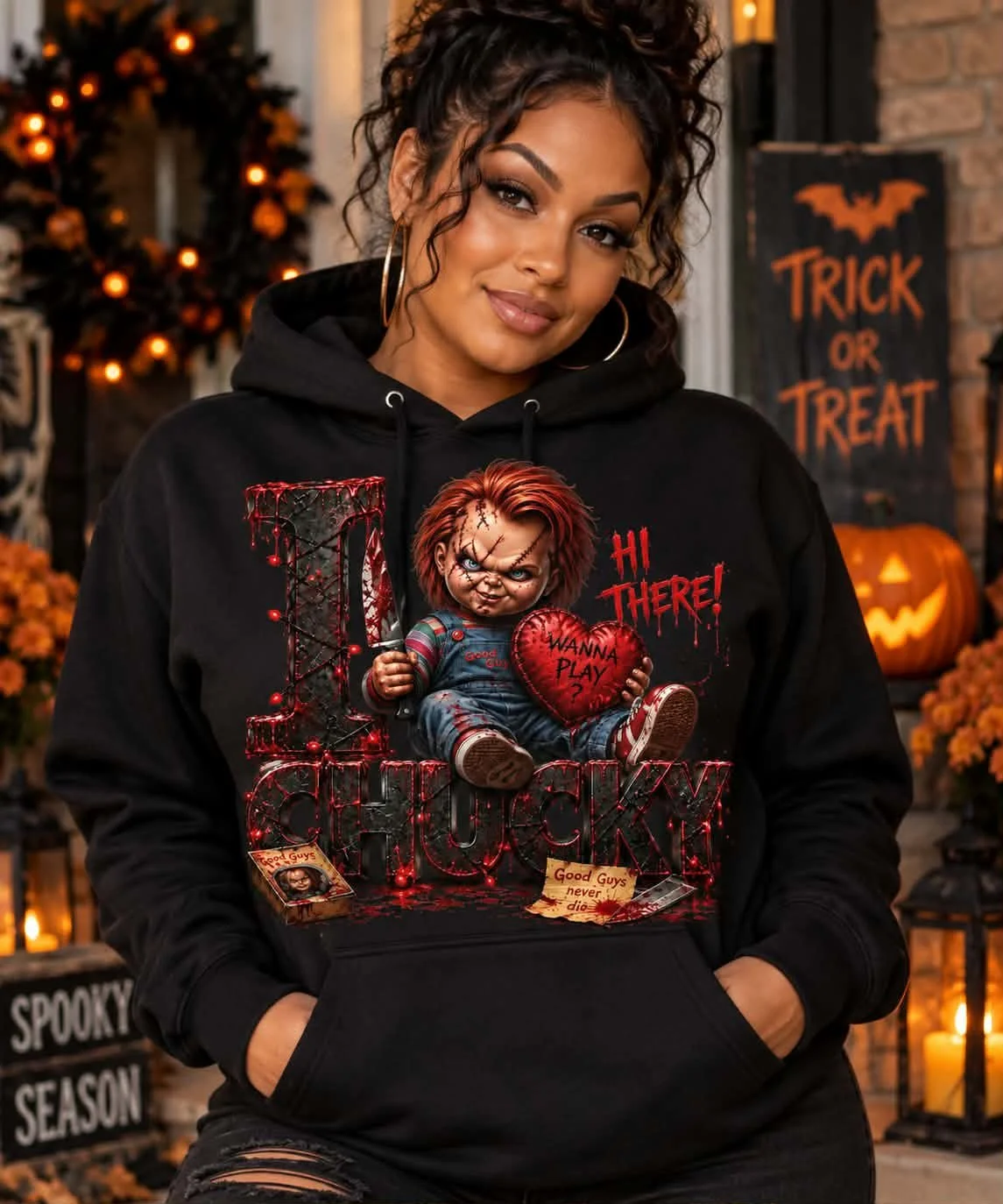 Chucky Horror Halloween Hoodie