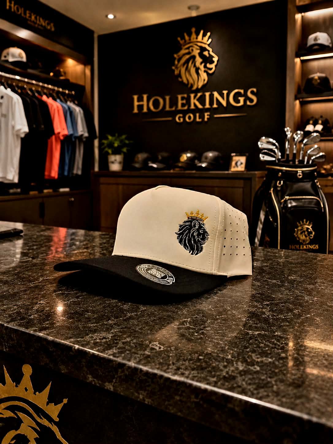 HoleKings Lion Perforated Snapback