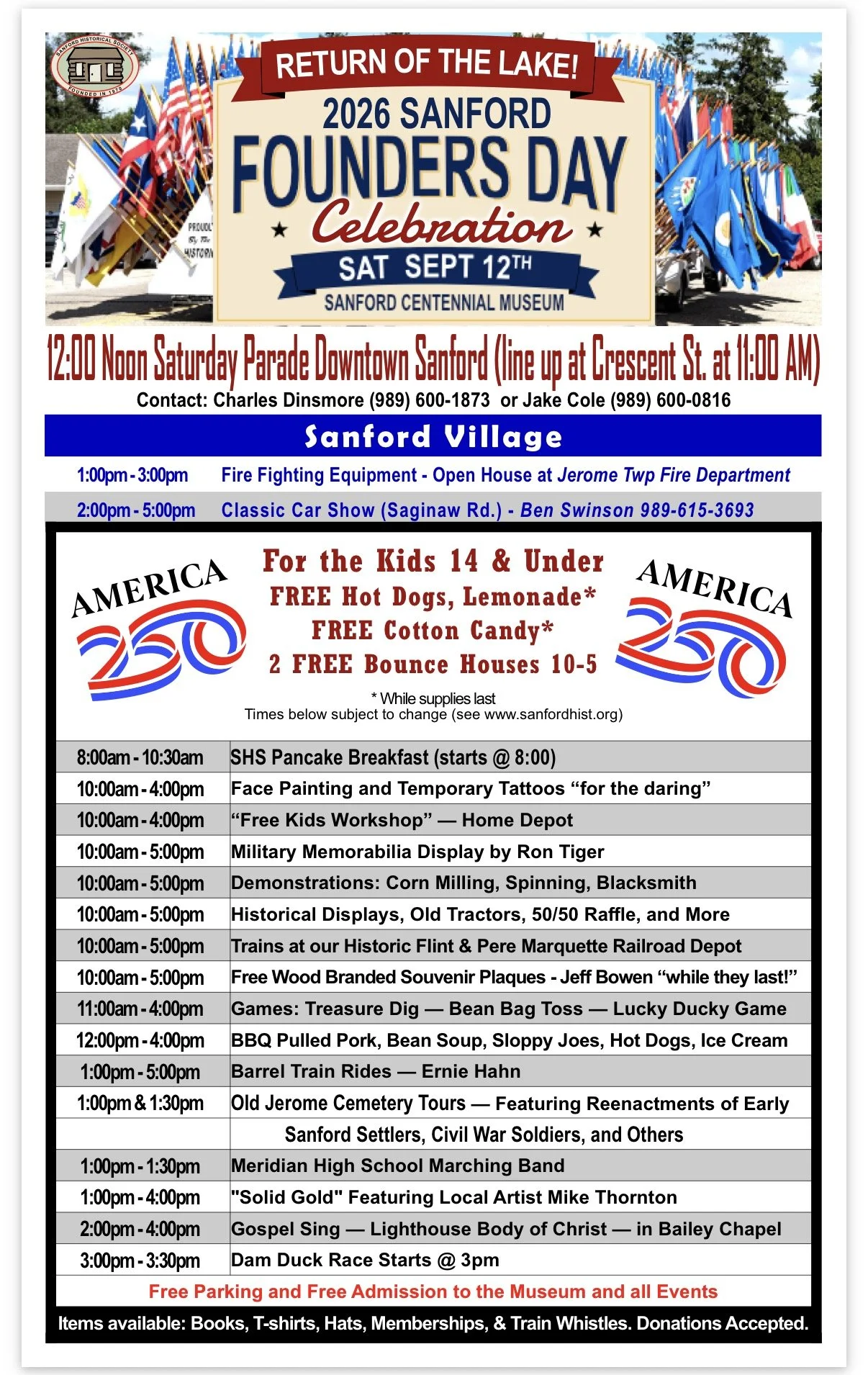 Sanford Founder's Day